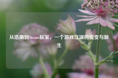 从浩南到Steam玩家，一个游戏江湖的蜕变与新生