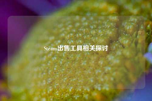 Steam出售工具相关探讨