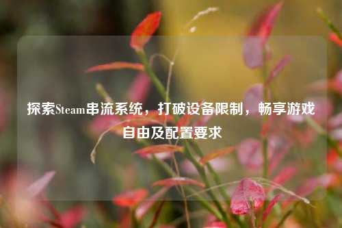 探索Steam串流系统,打破设备限制,畅享游戏自由及配置要求