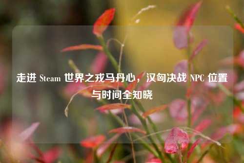 走进 Steam 世界之戎马丹心,汉匈决战 NPC 位置与时间全知晓